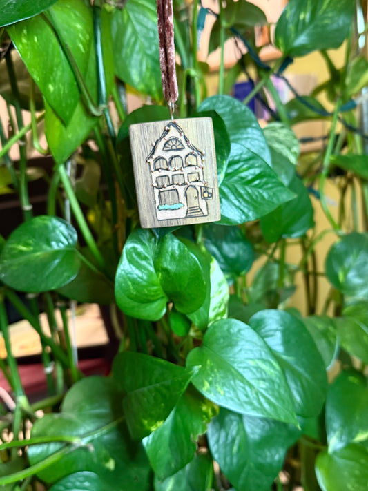 Cozy Winter House Ornament