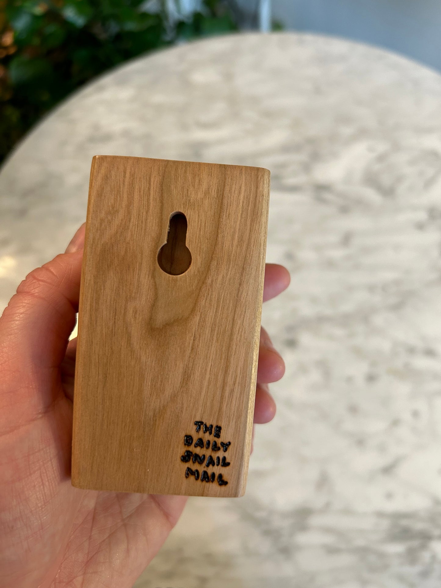 Purple Lava Lamp | Pyrography mixed media on cherry wood