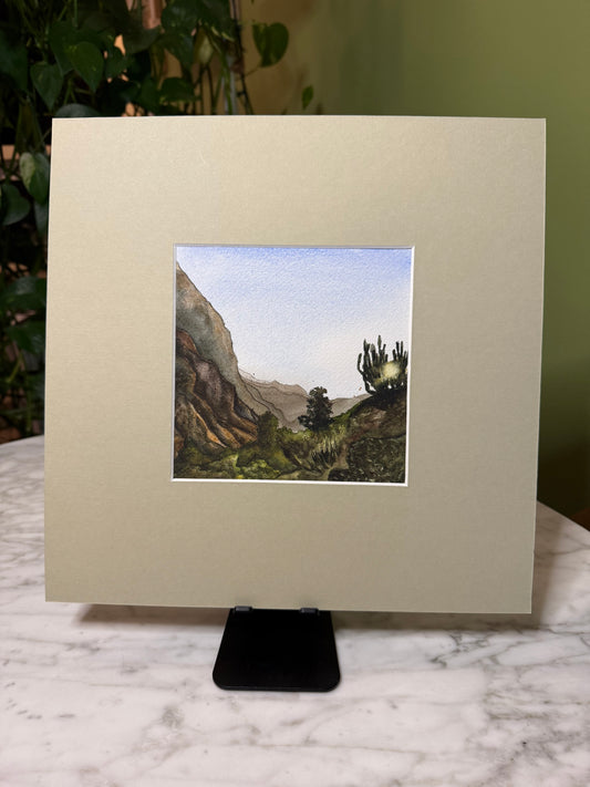 Colca Canyon, Peru | Watercolour and ink original