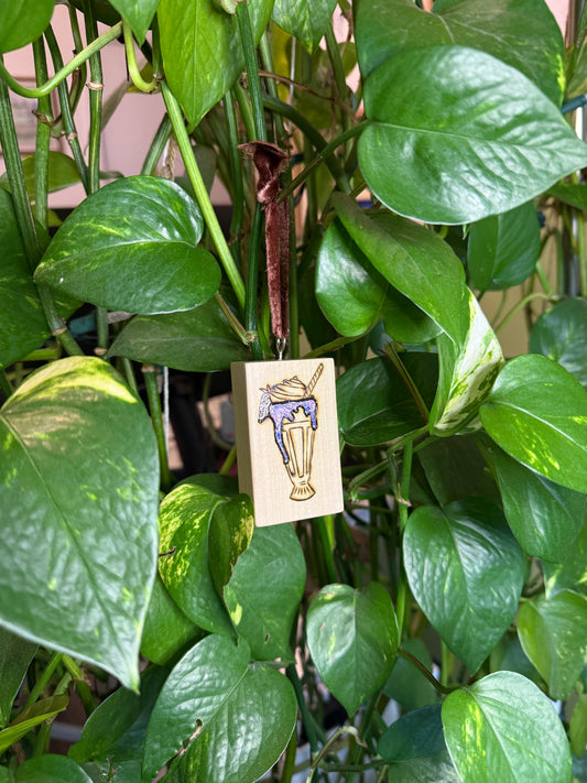 Strawberry Milkshake Ornament