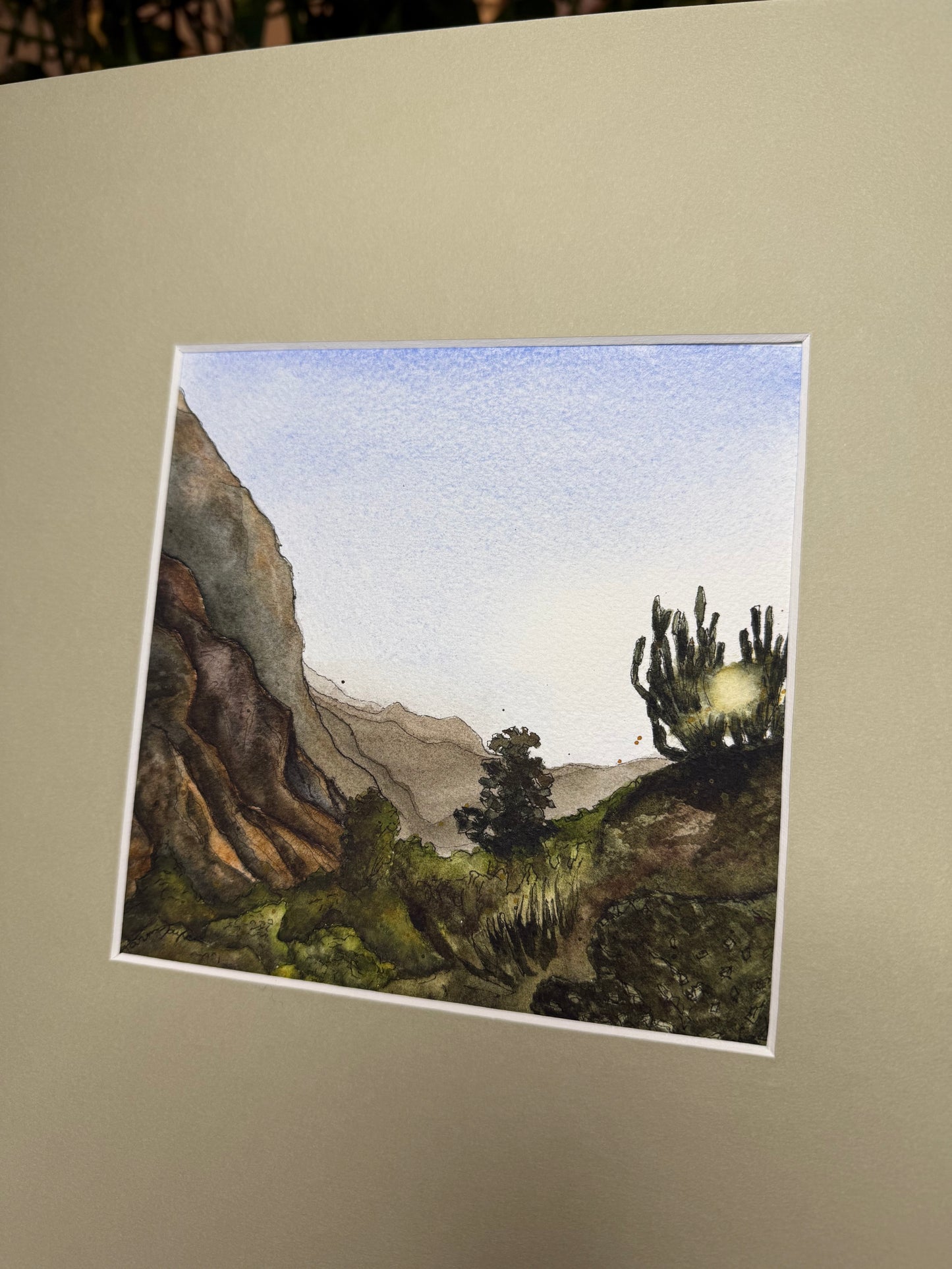 Colca Canyon, Peru | Watercolour and ink original