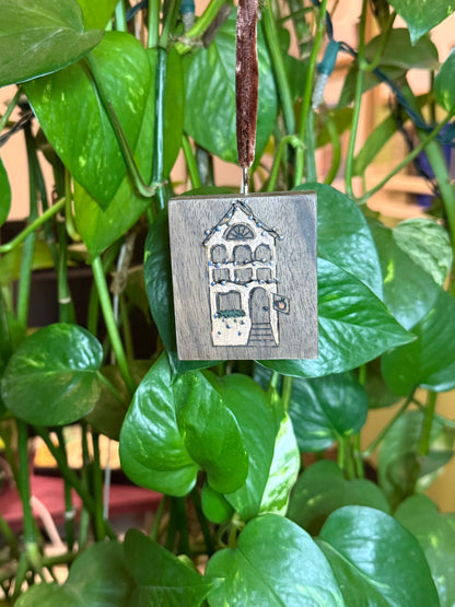 Cozy Winter House Ornament