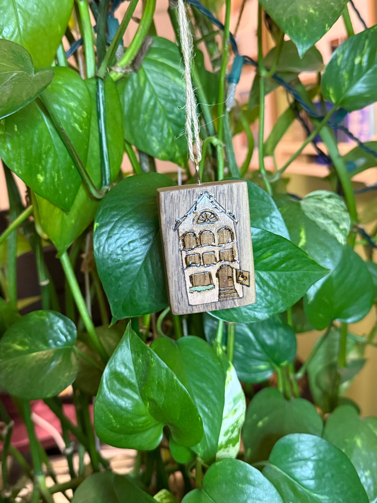 Cozy Winter House Ornament