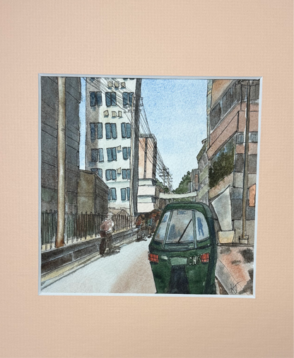 Sylhet, Bangladesh | Watercolour and ink original