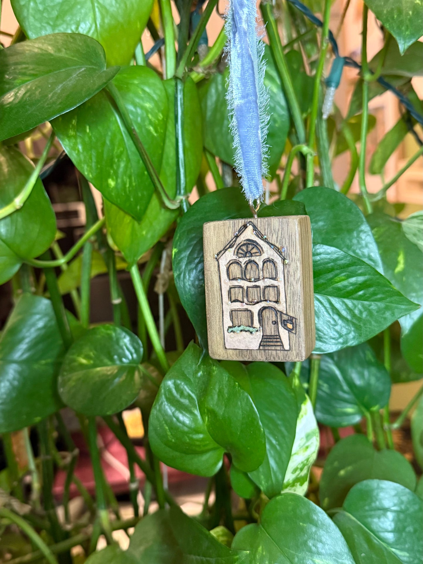 Cozy Winter House Ornament