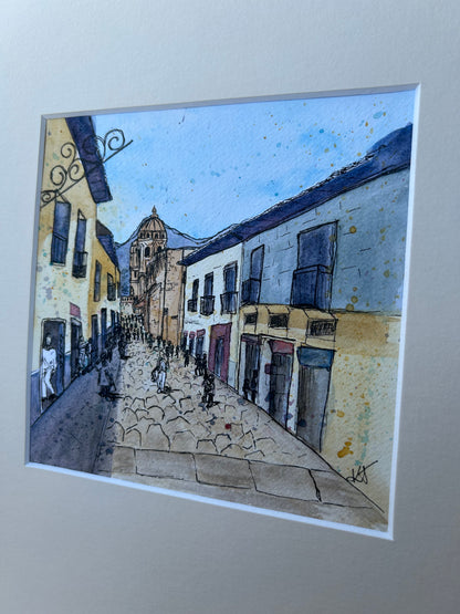 Cusco, Peru | Watercolour and ink original